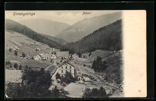 AK Petzer /Riesengebirge, Gasthof Petzer