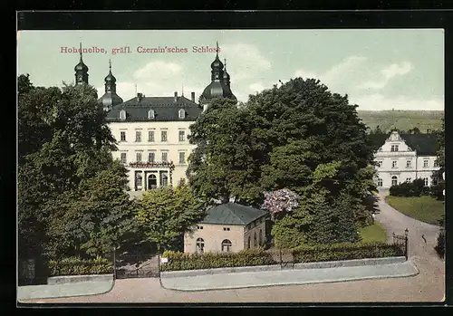 AK Hohenelbe, Gräfl. Czernin`sches Schloss