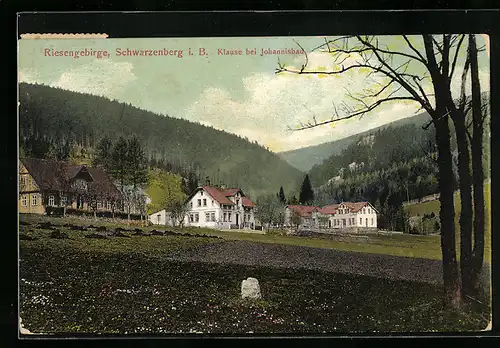 AK Schwarzenberg, Klause bei Johannesbad, Riesengebirge