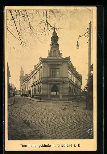 AK Friedland i. B., Partie an der Haushaltungsschule