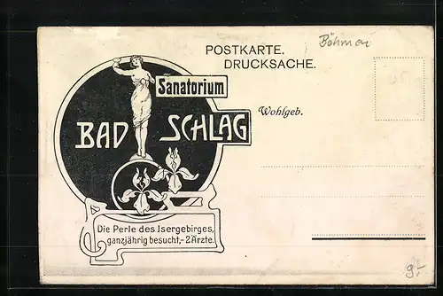 AK Bad Schlag, Partie am Töchterheim