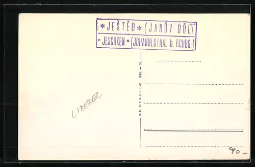 AK Jeschken, Hotel Neues Jeschkenhaus