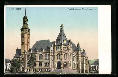 AK Reichenberg / Liberec, Nordböhmisches Gewerbemuseum