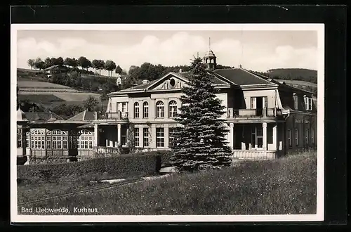 AK Bad Liebwerda, Ansicht des Kurhauses