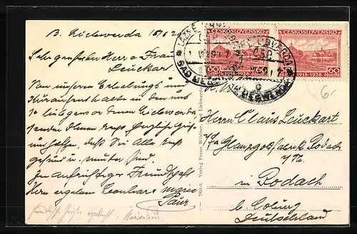 AK Bad Liebwerda / Lazne Libverda, Kurhaus