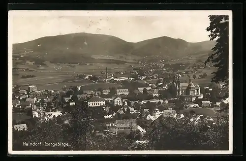 AK Haindorf, Gesamtansicht des Ortes