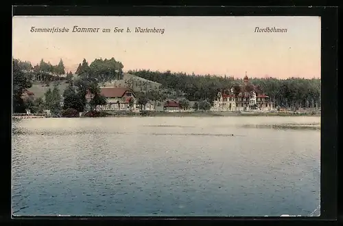 AK Hammer am See, Hotel Seehof, Teilansicht