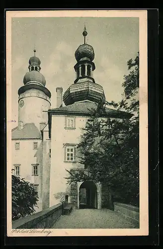 AK Lämberg, Eingang zum Schloss
