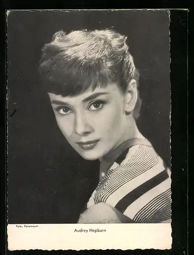 AK Schauspielerin Audrey Hepburn, Portrait