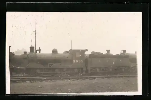 Foto-AK Englische Eisenbahn-Lokomotive der LNER mit der Nr. 9655