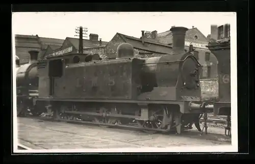 Foto-AK Englische Eisenbahn-Lokomotive der LMS