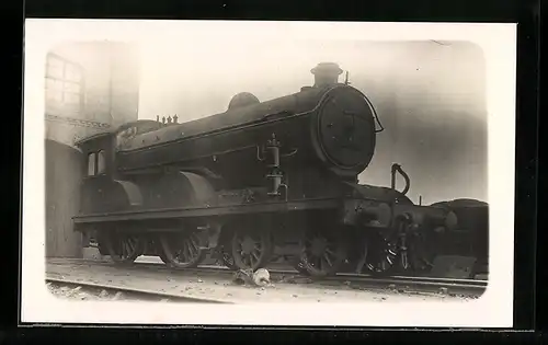 Foto-AK Englische Eisenbahn-Lokomotive mit der Nr. 1244