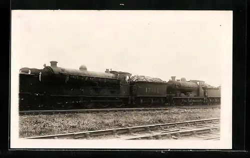 Foto-AK Englische Eisenbahn-Lokomotive mit der Nr. 17914