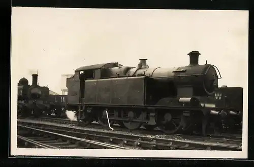 Foto-AK Englische Eisenbahn-Lokomotive mit der Nr. 344
