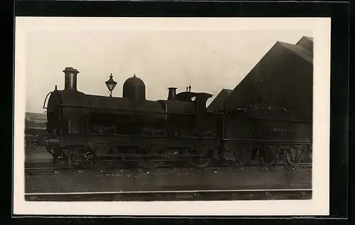 Foto-AK Englische Eisenbahn-Lokomotive mit der Nr. 1094 der Great Western