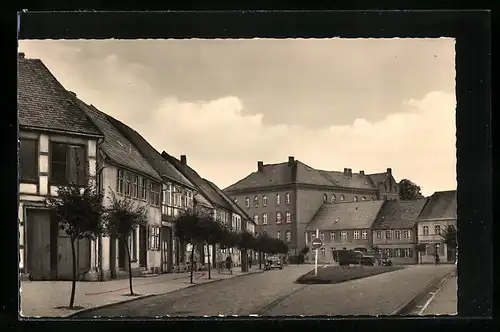 AK Osterburg /Altmark, am Marx-Engels-Platz