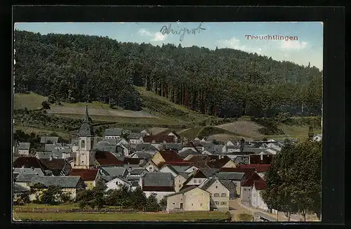 AK Treuchtlingen, Ortsansicht mit Kirche