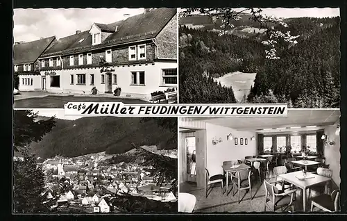 AK Feudingen /Wittgenstein, am Café Müller