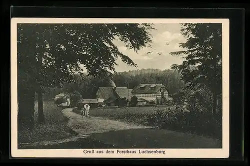 AK Pulsnitz, Forsthaus Luchsenburg