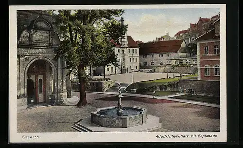 AK Eisenach, Platz mit Esplanade