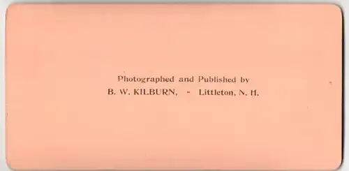 Stereo-Fotografie B. W. Kilburn, Littleton, Ansicht New York, Blick entlag der Brookly Bridge