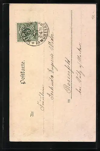 AK Wildbad, Teilansicht von Westen