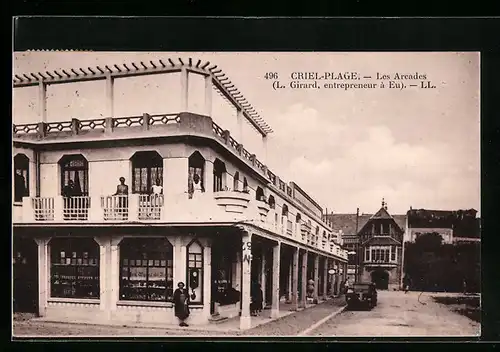 AK Criel-Plage, Les Areades (L. Girard)