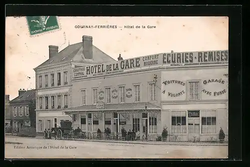 AK Gournay-Ferrières, Hotel de la Gare