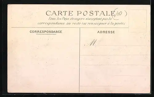 AK Rogerville, Ortspartie mit Pferden