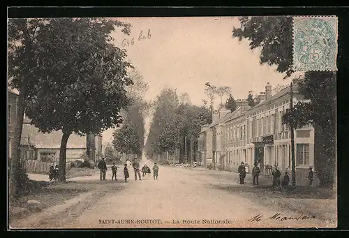 AK Saint-Aubin-Routot, La Route Nationale
