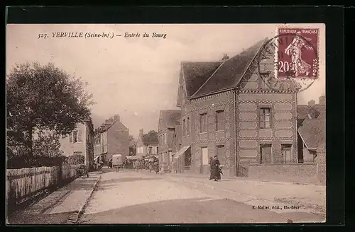 AK Yerville, Entrée du Bourg