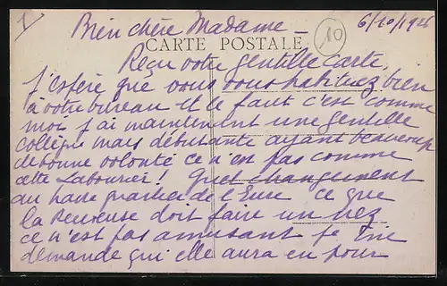 AK Goderville, La Rue de la Poste