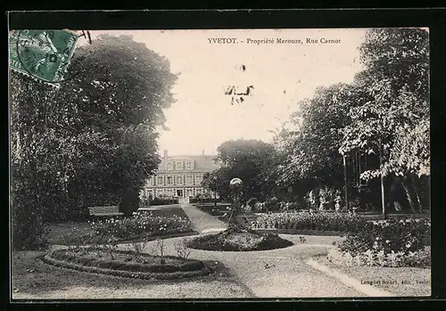 AK Yvetot, Propriété Merouze, Rue Carnot