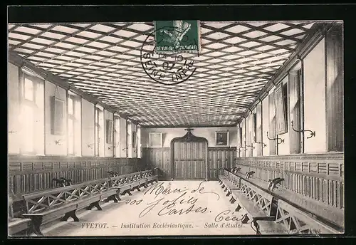 AK Yvetot, Institution Ecclesiastique, Salle d`etudes