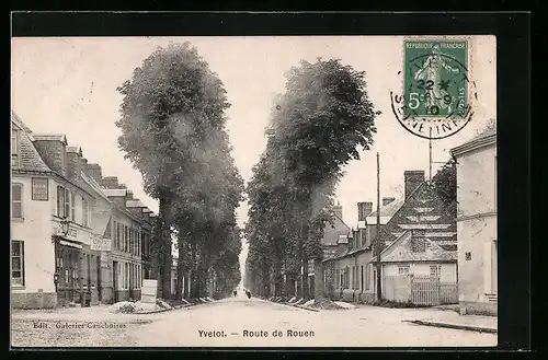 AK Yvetot, route de Rouen