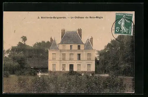 AK Biville-la-Baignarde, Le Chateau du Bois-Mègle