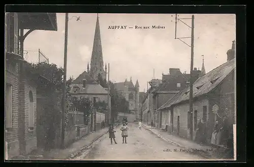AK Auffay, Rue aux Moines