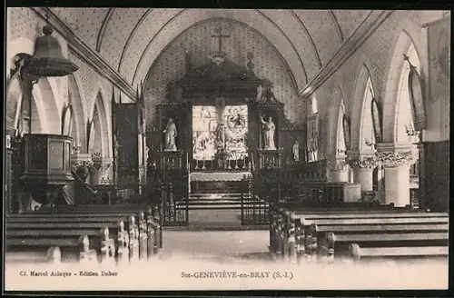 AK Ste-Geneviève-en-Bray, Inneres der Kirche