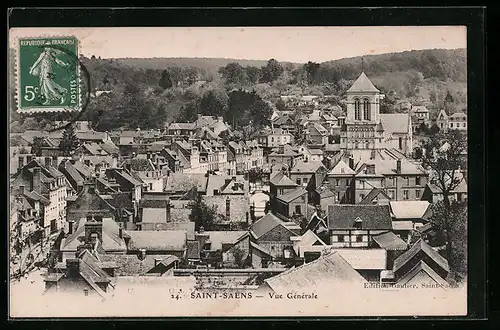 AK Saint-Saens, Vue Générale