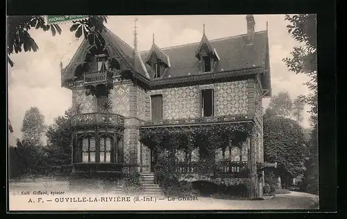 AK Ouville-la-Rivière, Le Chalet