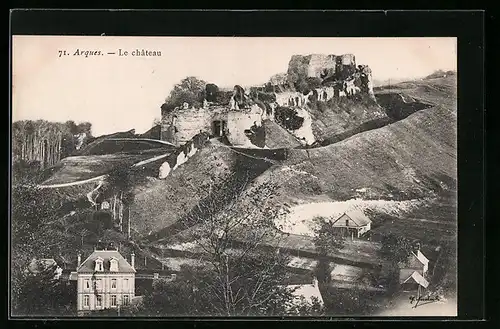 AK Arques-la-Bataille, le château