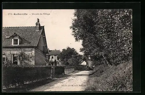 AK Quiberville, Un coin du Village