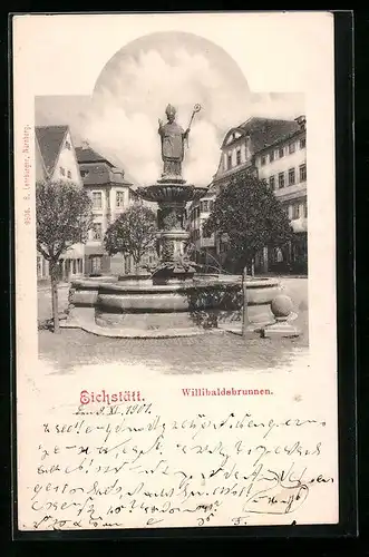 AK Eichstätt, Willibaldsbrunnen