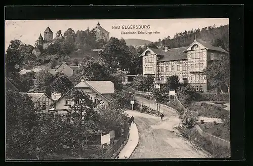 AK Bad Elgersburg, Eisenbahn-Erholungsheim