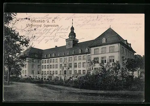 AK Offenbach a. M., Grossherzogliches Gymnasium