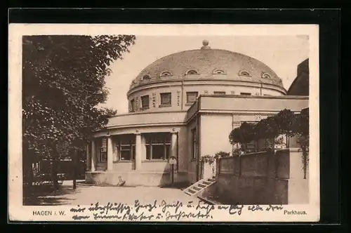 AK Hagen i. W., Cafe Parkhaus