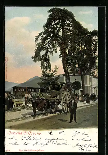 AK Carretta di Cavallo, Pferdegespann