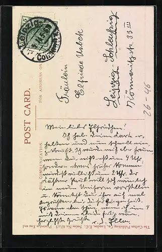 Künstler-AK Court Barber: Taller than Mother, Mutter mit ihrer Tochter