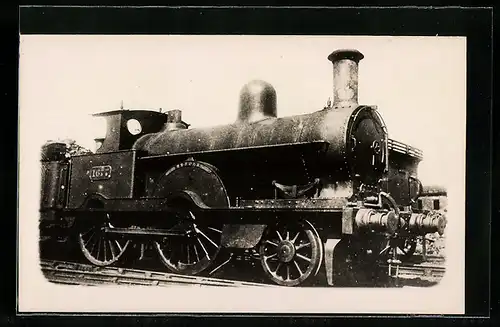 Foto-AK Lokomotive der englischen Eisenbahn No. 1677