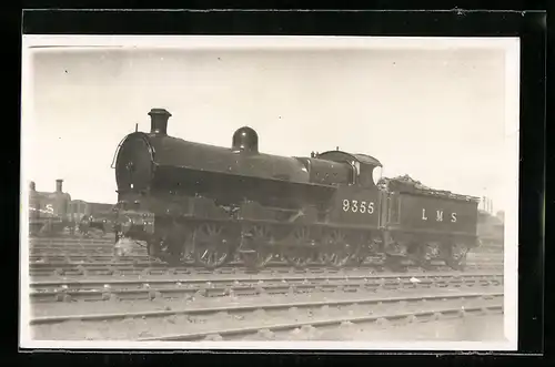 Foto-AK Englische Eisenbahn, Lokomotive der L. M. S. No. 9355